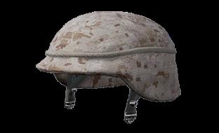 和平精英沙漠迷彩军用头盔图鉴
